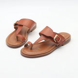 Valencia | Women's Leather Sandal with Buckle and Support