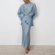 Elara | Women's Two Piece Satin Set Skirt