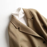 Morgan | Women's Mid-Length Wool Coat with Relaxed Silhouette