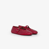 Emmeline | Women’s Mary Janes with Crystal-Studded Leather