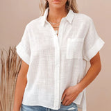 Zürich | Women Shirt With Cotton Linen Blend