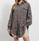 Samara | Women Shirt With Plaid Flannel Design