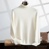 Thaddeus | Men's Cashmere Low Turtleneck Sweater