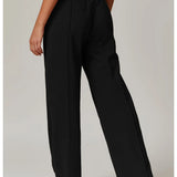 Antonia | Women's High Waisted Running Pants with Elastic Waist