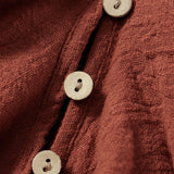 Hartley | Women Top With Cotton Gauze Ruffle Placket