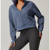 Taylor | Women's Half-Zip Fleece Hoodie for Workout and Training