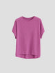 Genevieve | Women Tee With Cotton Linen Oversized Fit