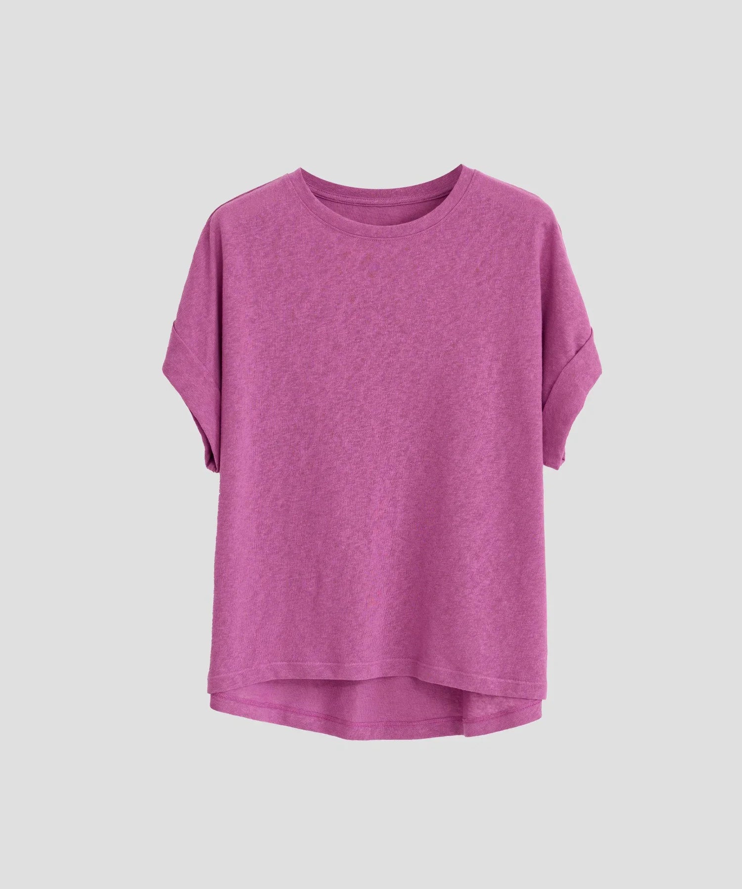 Genevieve | Women Tee With Cotton Linen Oversized Fit