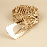 Valentina | Women Belt with Woven Design and 38.5 Inch Length