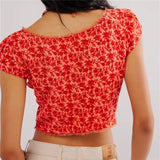 Elowen | Women Top With Lace Trim V Neck