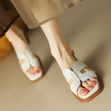 Sassari | Women's Sandals with Loop Bow and Ankle Buck