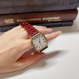 Estoria | Women Wrist Watch with Square Case and Roman Numerals