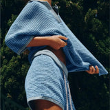 Lila | Women's Knit Two Piece Shorts Set