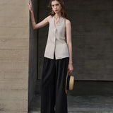 Juniper | Women Top With Linen Halter Neck