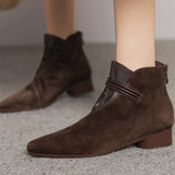 Vivienne | Women’s Boots with Suede and Zipper Closure
