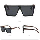 Juniper | Modern Bold Sunglasses with Polarized-UV400 and Bamboo-Frames