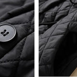 Maren | Women's Diamond Quilted Long Coat with Drawstring Waist