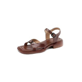 Liliana | Women's Sandals with Leather Upper and Heel
