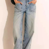 Candace | Women's Wide Leg Denim Jeans with High Waist