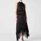Isabelle | Women's Satin Lace Halter Dress