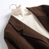 Morgan | Women's Mid-Length Wool Coat with Relaxed Silhouette