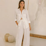 Ava | Women Shirt With Lyocell Linen Blend