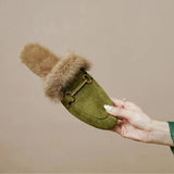 Freja | Women's Mules with Fur Lining and Orthopedic