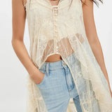 Margaret | Women Dress With Lace Tiered Design