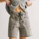 Adi | Women's Shorts with Drawstring Waist and Front Pockets