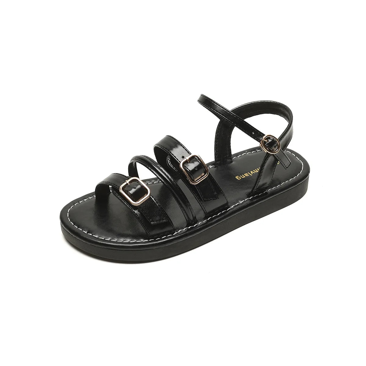 Paloma | Women's Sandals with 3-Strap and Cushioned Sole