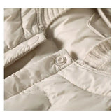 Magdalena | Women's Lightweight Duck Down Jacket with Heart Quilt and Knit Hood