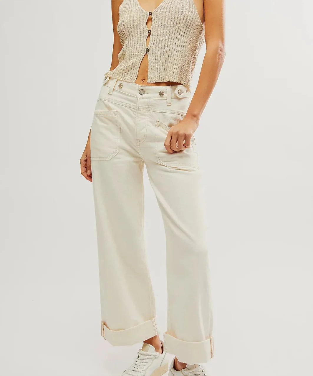 Candace | Women's Wide Leg Denim Jeans with High Waist