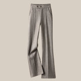 Arden | Women's Wool Blend Flare Trousers with High Waist
