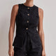Reagan | Women's Denim Set with Vest and Wide Shorts