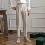 Jasper | Men's Pants with High Waist and Straight Legs