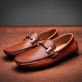 Jameson | Men's Moccasins Footwear with Leather and Grip