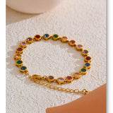 Isla | Women Jewelry Set with Zirconia Stones and Gold Plating