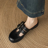 Rosalie | Women’s Mules with Buckles and Orthopedic Insoles