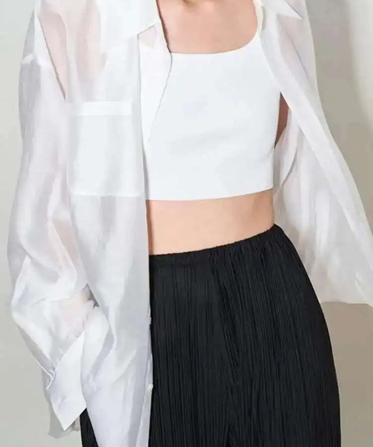 Helena | Women Shirt With Lapel Collar Design