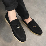 Lawrence | Men's Suede Tassel Loafers with Classic Fit