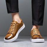 Quentin | Men's Leather Shoes with Leather Upper Insole