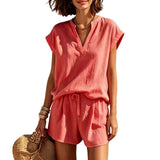Juliette | Women's Two Piece Lounge Set Shorts