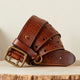 Fortezza | Men Belt with Cowhide Leather and Double Buckle