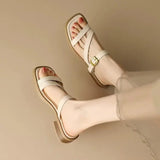 Tahlia | Women's Sandals with Double-Strap and Square Toe