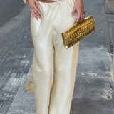 Elara | Women's Wide Leg Trousers with Elastic Waistband