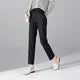 Castello | Women's Slim Tailored Trousers with High Waist