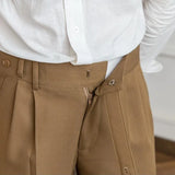 Jasper | Men's Pants with High Waist and Straight Legs