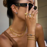 Luna | Women Ring with Charm Design and Stainless Steel