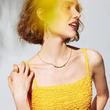 Diana | Women Necklace with Collarbone Chain and Stainless Steel