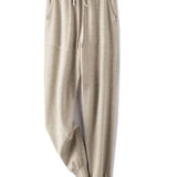 Giselle | Women's Wool Knit Pants with High Waist